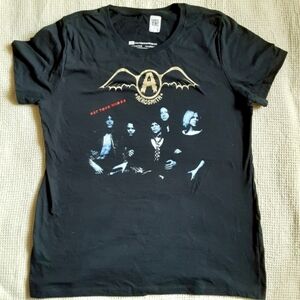 Black Aerosmith Get Your Wings t-shirt M